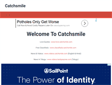 Tablet Screenshot of catchsmile.com